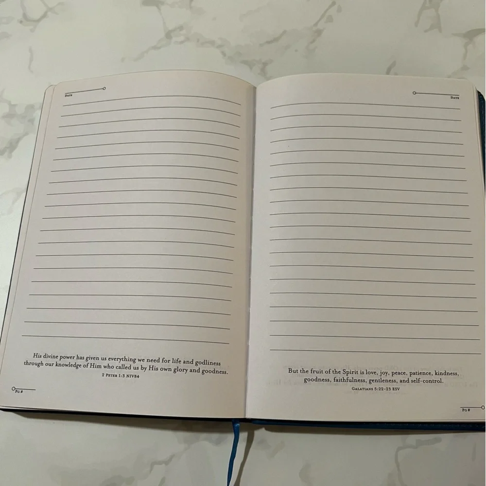 Philippians 4:13 In Christ Floral Embossed Leather Scripture Journal Notebook